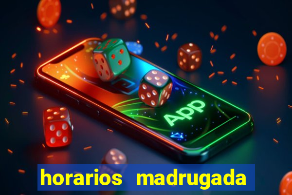 horarios madrugada fortune tiger